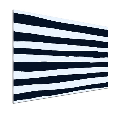 Rivestimento parete cucina con motivo a righe