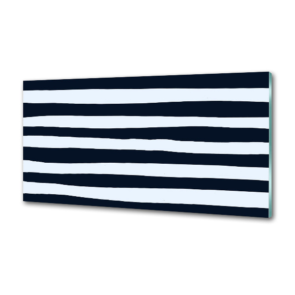 Rivestimento parete cucina con motivo a righe