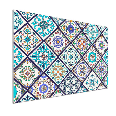 Pannello retrocucina con piastrelle in ceramica