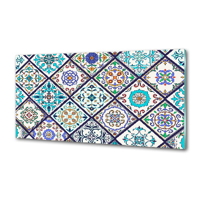 Pannello retrocucina con piastrelle in ceramica