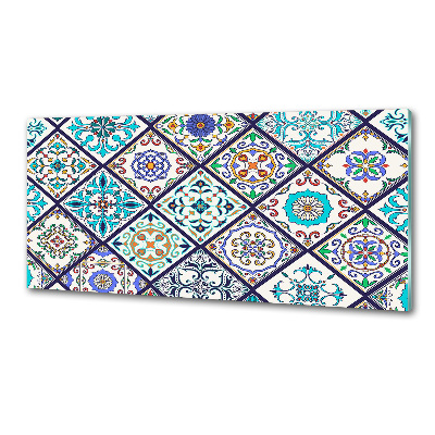 Pannello retrocucina con piastrelle in ceramica