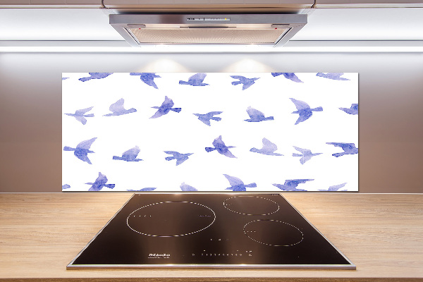 Pannello paraschizzi cucina con motivo rondini