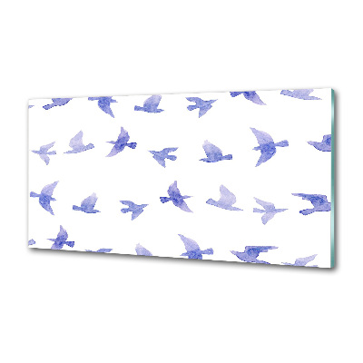 Pannello paraschizzi cucina con motivo rondini