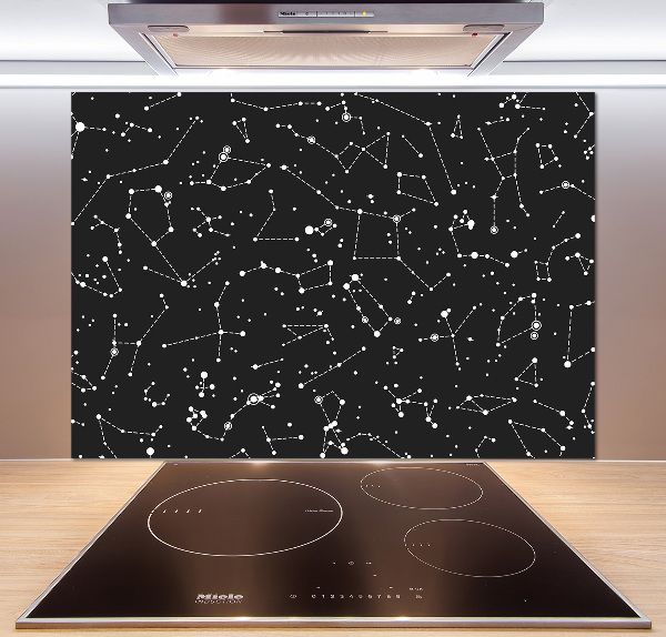 Rivestimento parete cucina con motivo Costellazione