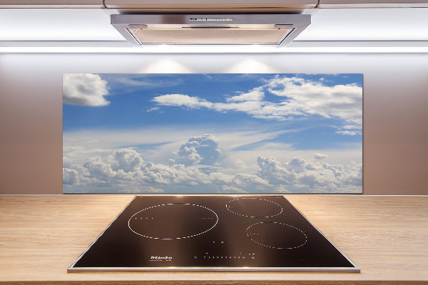 Pannello paraschizzi cucina con stampa «Nuvole nel cielo»
