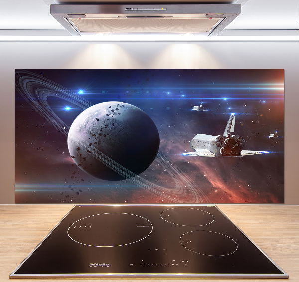 Pannello retrocucina con motivo Astronave