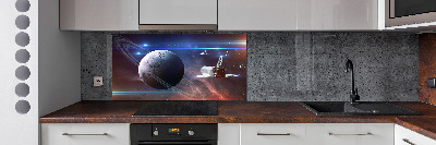 Pannello retrocucina con motivo Astronave