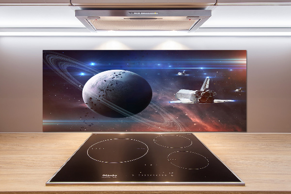 Pannello retrocucina con motivo Astronave