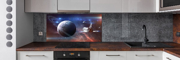 Pannello retrocucina con motivo Astronave