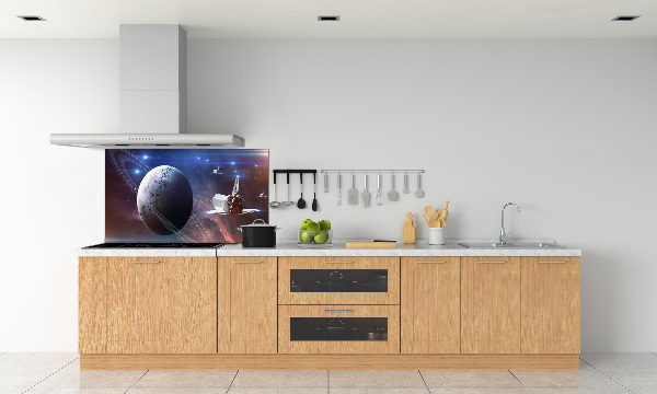 Pannello retrocucina con motivo Astronave