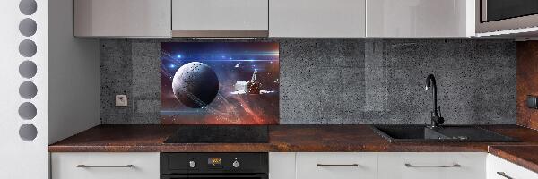 Pannello retrocucina con motivo Astronave