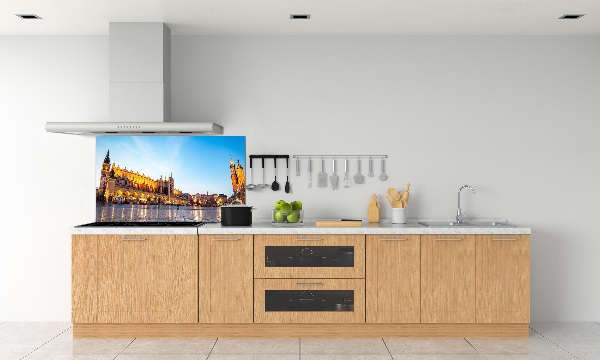 Rivestimento parete cucina con motivi ispirati a Cracovia, Polonia