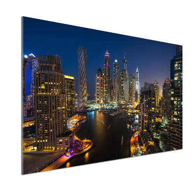 Pannello retrocucina con motivo Marina di Dubai