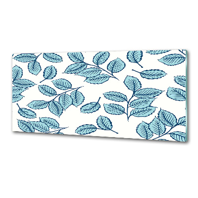 Pannello paraschizzi cucina con motivo a foglie