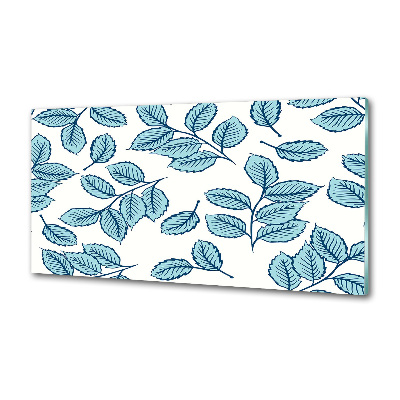 Pannello paraschizzi cucina con motivo a foglie