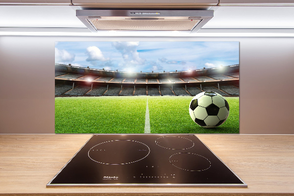 Pannello paraschizzi cucina con stampa «La palla sul campo»