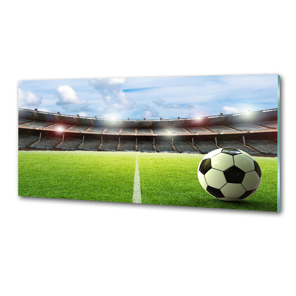 Pannello paraschizzi cucina con stampa «La palla sul campo»