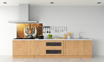 Pannello retrocucina con decorazione Tigre del Bengala