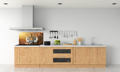 Pannello retrocucina con decorazione Tigre del Bengala