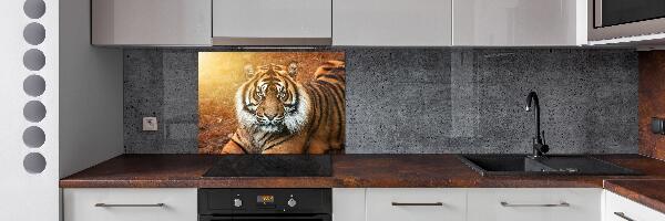Pannello retrocucina con decorazione Tigre del Bengala