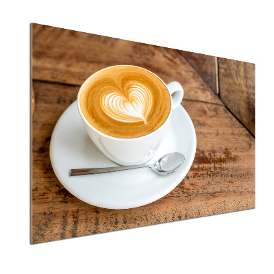 Pannello paraschizzi cucina con motivo a caffè in tazza