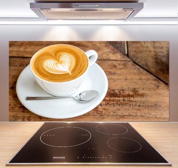 Pannello paraschizzi cucina con motivo a caffè in tazza