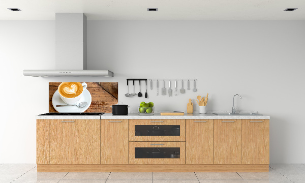 Pannello paraschizzi cucina con motivo a caffè in tazza