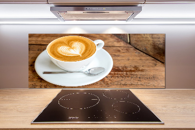 Pannello paraschizzi cucina con motivo a caffè in tazza