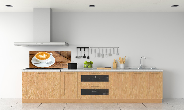 Pannello paraschizzi cucina con motivo a caffè in tazza