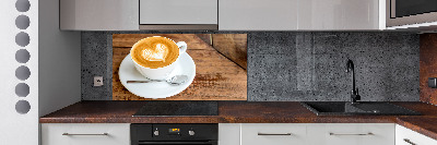 Pannello paraschizzi cucina con motivo a caffè in tazza