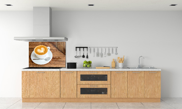 Pannello paraschizzi cucina con motivo a caffè in tazza
