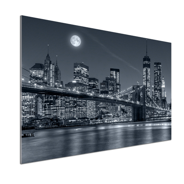 Pannello retrocucina con stampa del skyline di Manhattan, New York