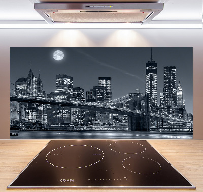 Pannello retrocucina con stampa del skyline di Manhattan, New York