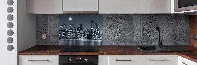 Pannello retrocucina con stampa del skyline di Manhattan, New York