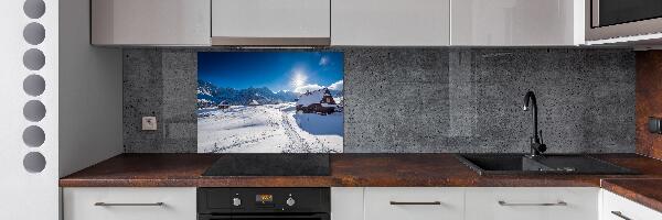 Rivestimento parete cucina con motivo Pascoli dei Monti Tatra