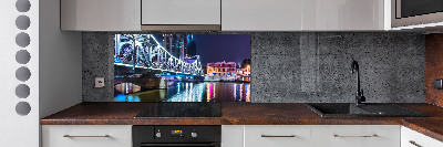 Rivestimento parete cucina con motivo Ponte di Shanghai