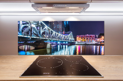 Rivestimento parete cucina con motivo Ponte di Shanghai