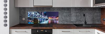 Rivestimento parete cucina con motivo Ponte di Shanghai