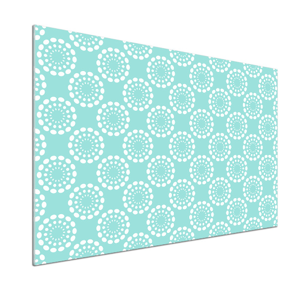 Rivestimento parete cucina con motivo geometrico