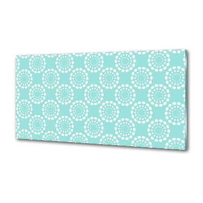 Rivestimento parete cucina con motivo geometrico