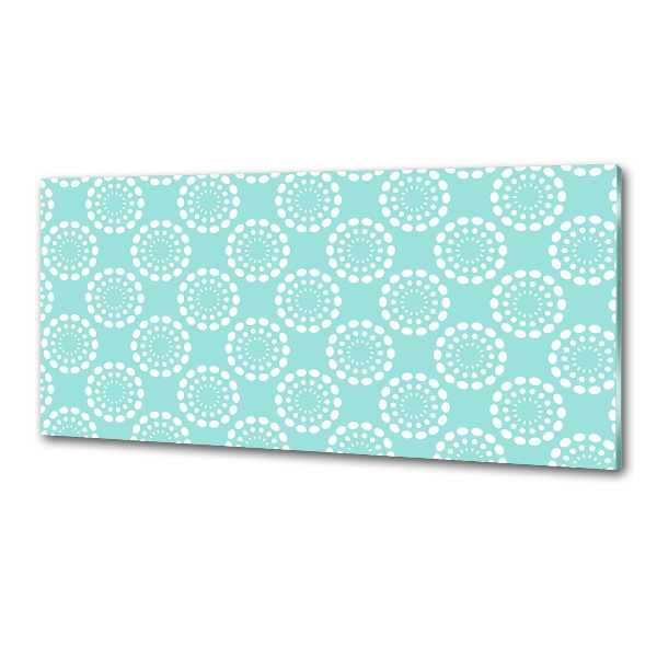 Rivestimento parete cucina con motivo geometrico