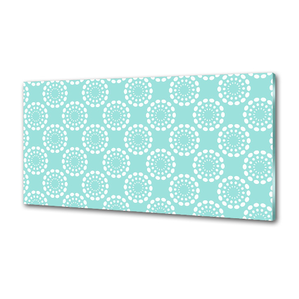 Rivestimento parete cucina con motivo geometrico