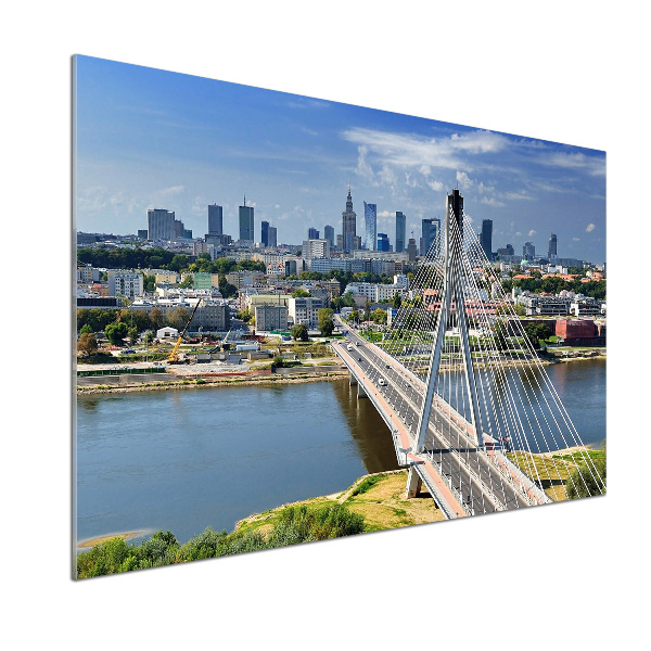 Pannello retrocucina con stampa di Varsavia, Polonia