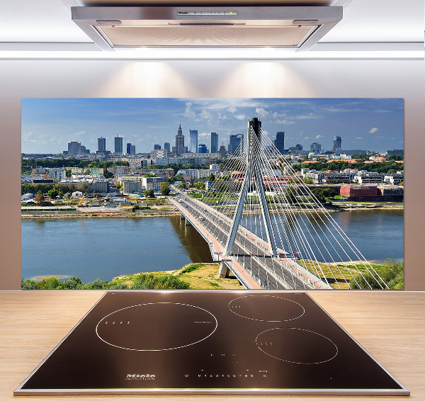 Pannello retrocucina con stampa di Varsavia, Polonia