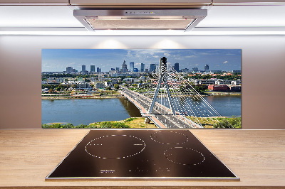 Pannello retrocucina con stampa di Varsavia, Polonia