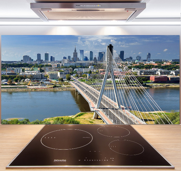 Pannello retrocucina con stampa di Varsavia, Polonia