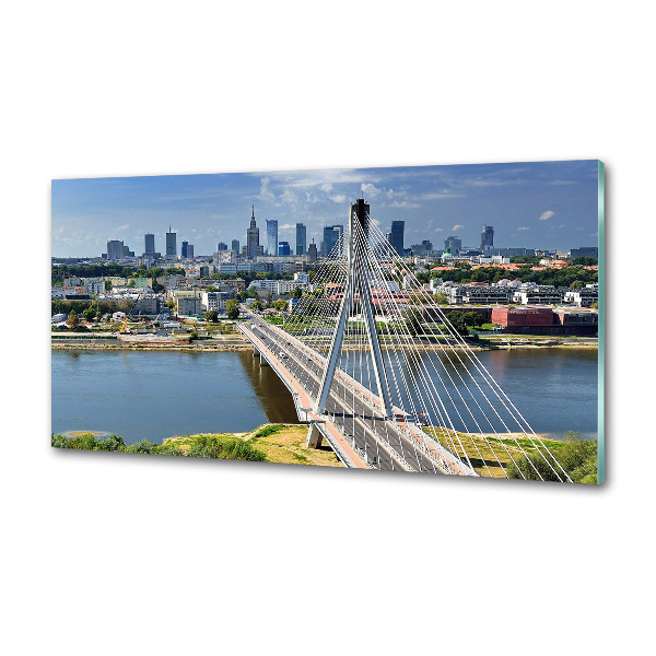 Pannello retrocucina con stampa di Varsavia, Polonia