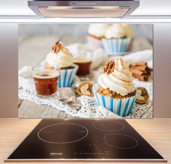 Rivestimento parete cucina con motivo cupcakes