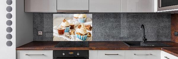 Rivestimento parete cucina con motivo cupcakes