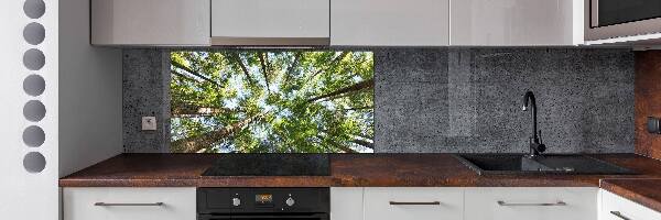 Pannello paraschizzi cucina con stampa 'Chioma dell'albero'